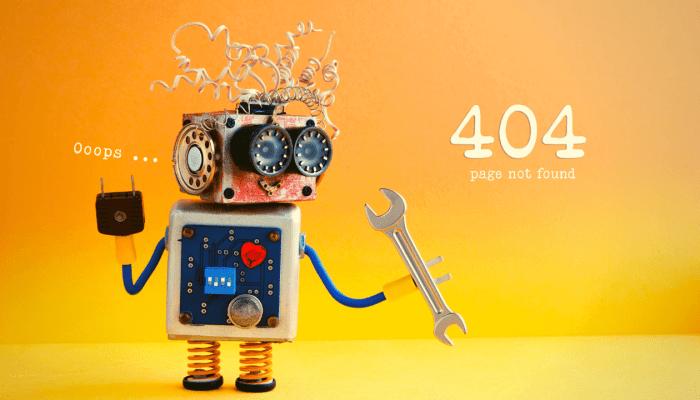 Cómo evitar un Error 404 - No Encontrado.