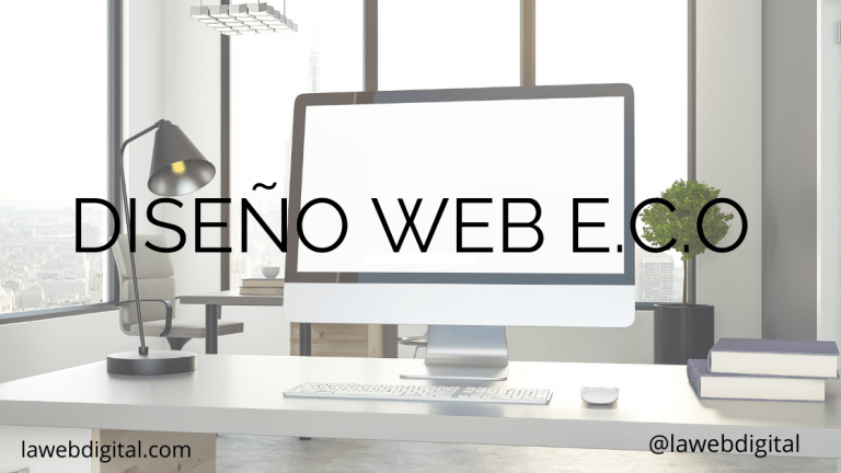 Cómo diseñar una web. Diseño ECO.